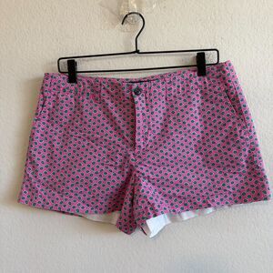 RALPH LAUREN SPORT Vintage 90s Pink Floral Shorts Womens 10